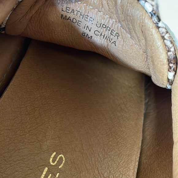 J/Slides Sneakers Shoes Hilton Platform Leather Snakeskin Animal Print Mobwife 8 - Picture 8 of 10